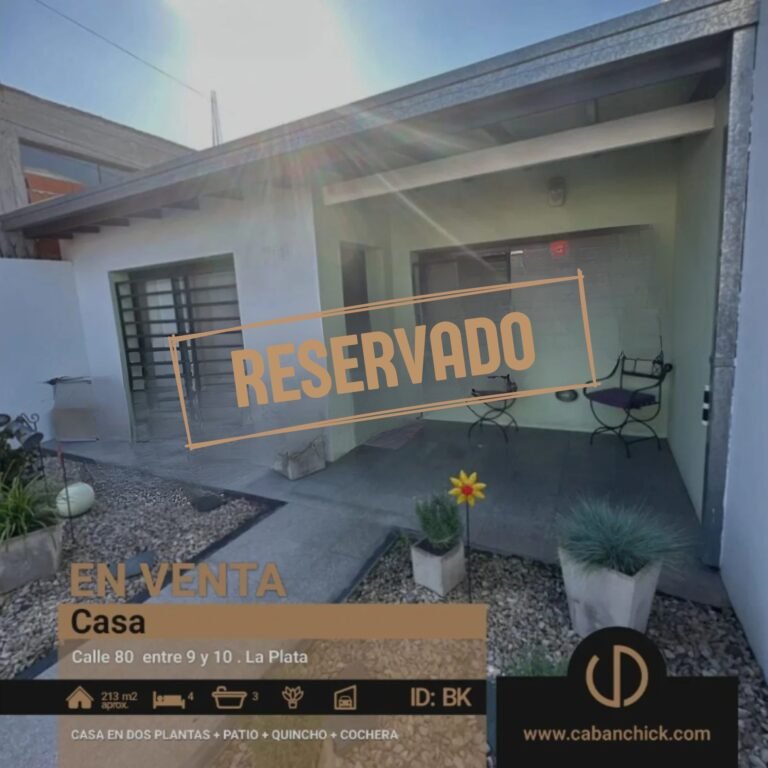 Casa EN VENTA | ID: BK