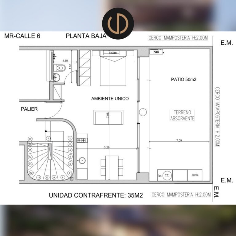 Monoambiente divisible de 85 mts aprox. | ID : MK