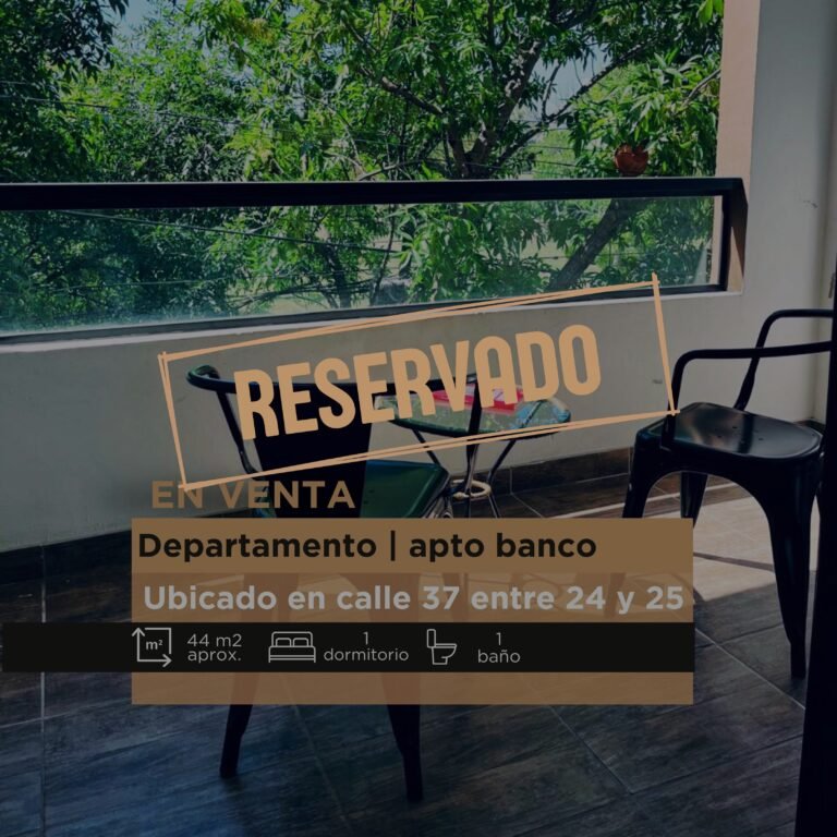 Departamento 1 dormitorio