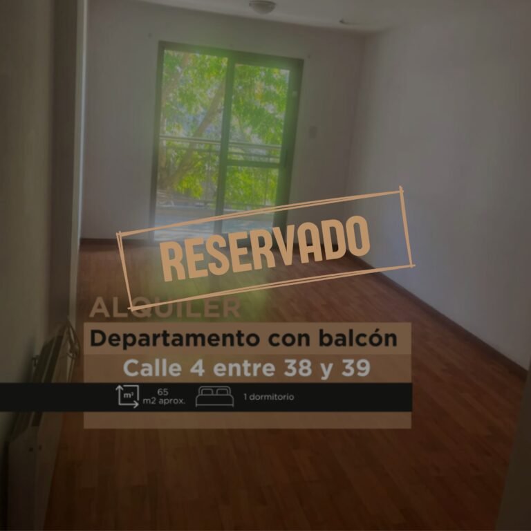 Departamento 1 dormitorio en alquiler