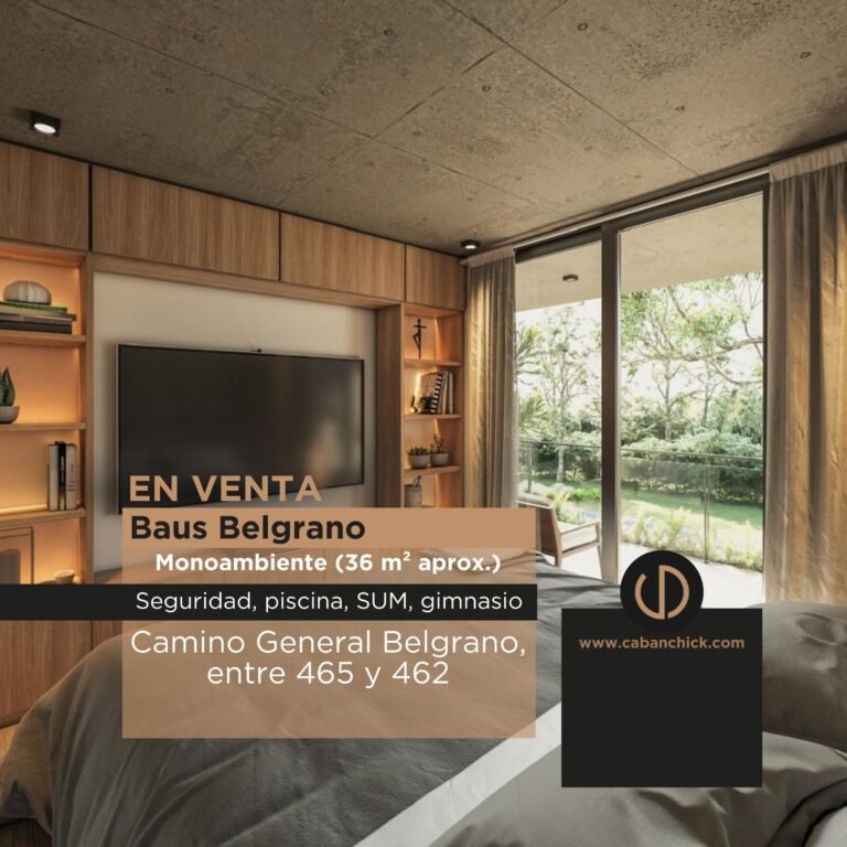 Monoambiente | BAUS BELGRANO
