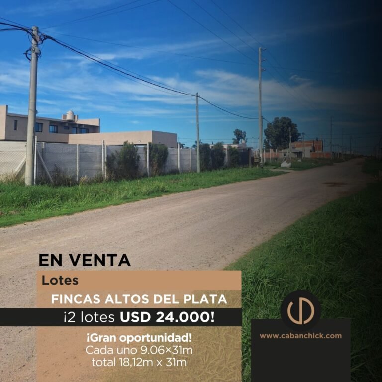 Lotes | Fincas Altos del Plata